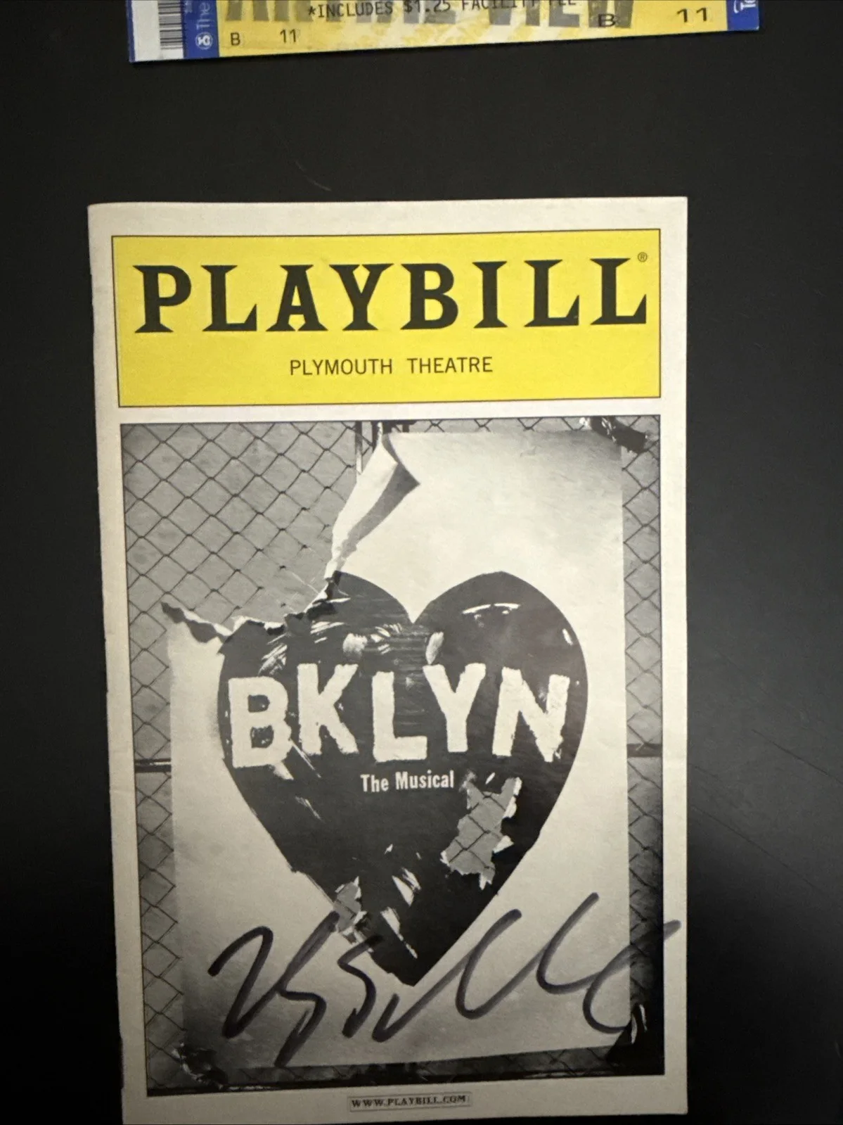Brooklyn The Musical Hand Signed Autographed Playbill, image 3