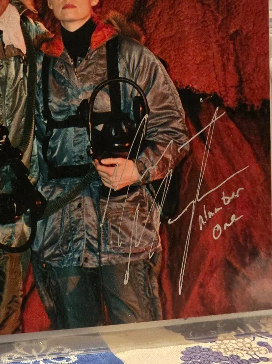 Marjorie Monaghan, Jerry Doyle — Marjorie Monaghan as Tessa Halloran, Jerry Doyle Babylon 5 Signed Photo, изображение 3
