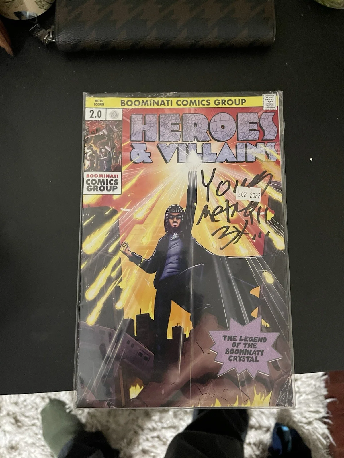 PRODUCER METRO BOOMIN SIGNED COMIC BOOK PROMOTION, image 2