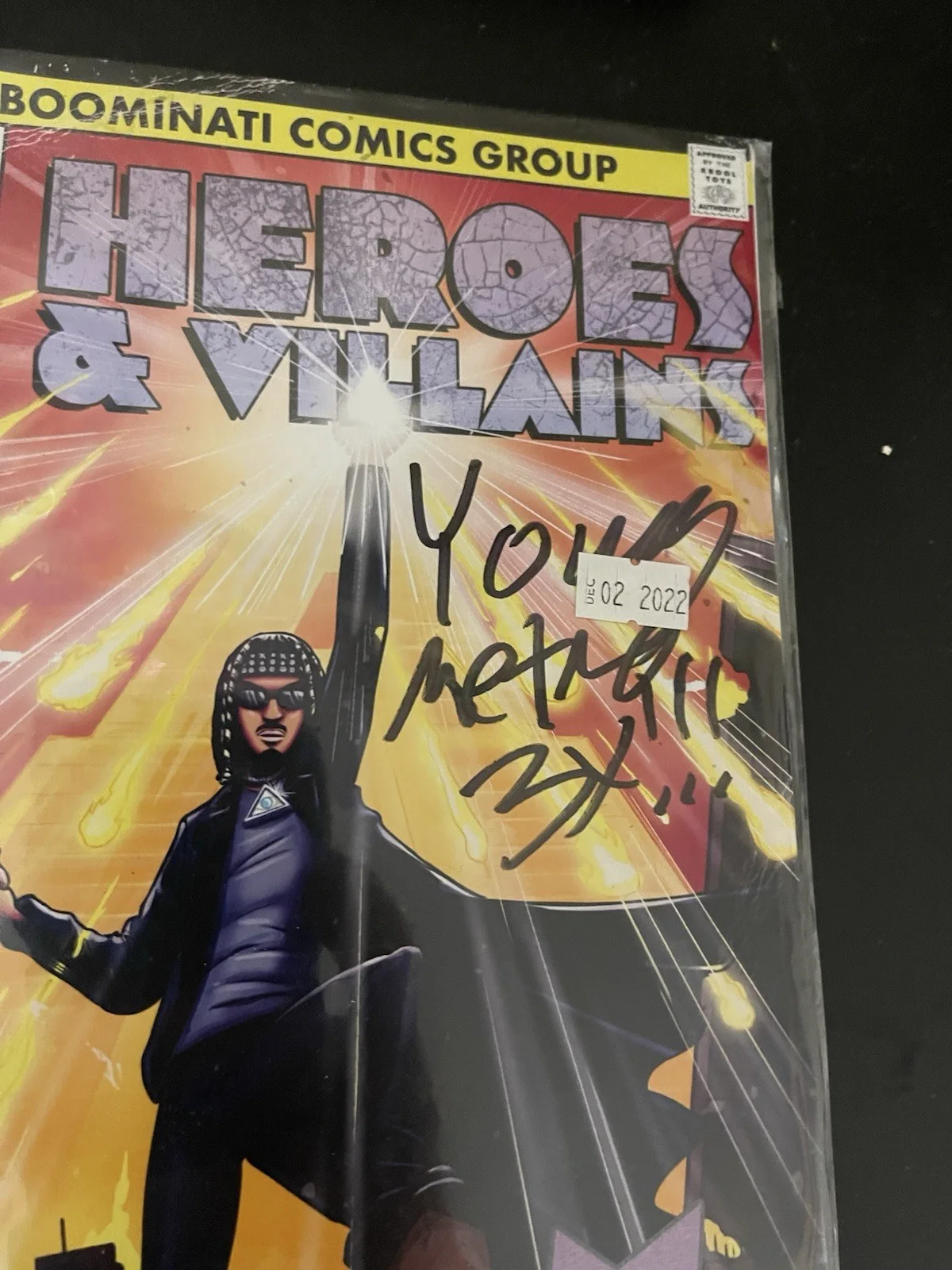 PRODUCER METRO BOOMIN SIGNED COMIC BOOK PROMOTION, image 3