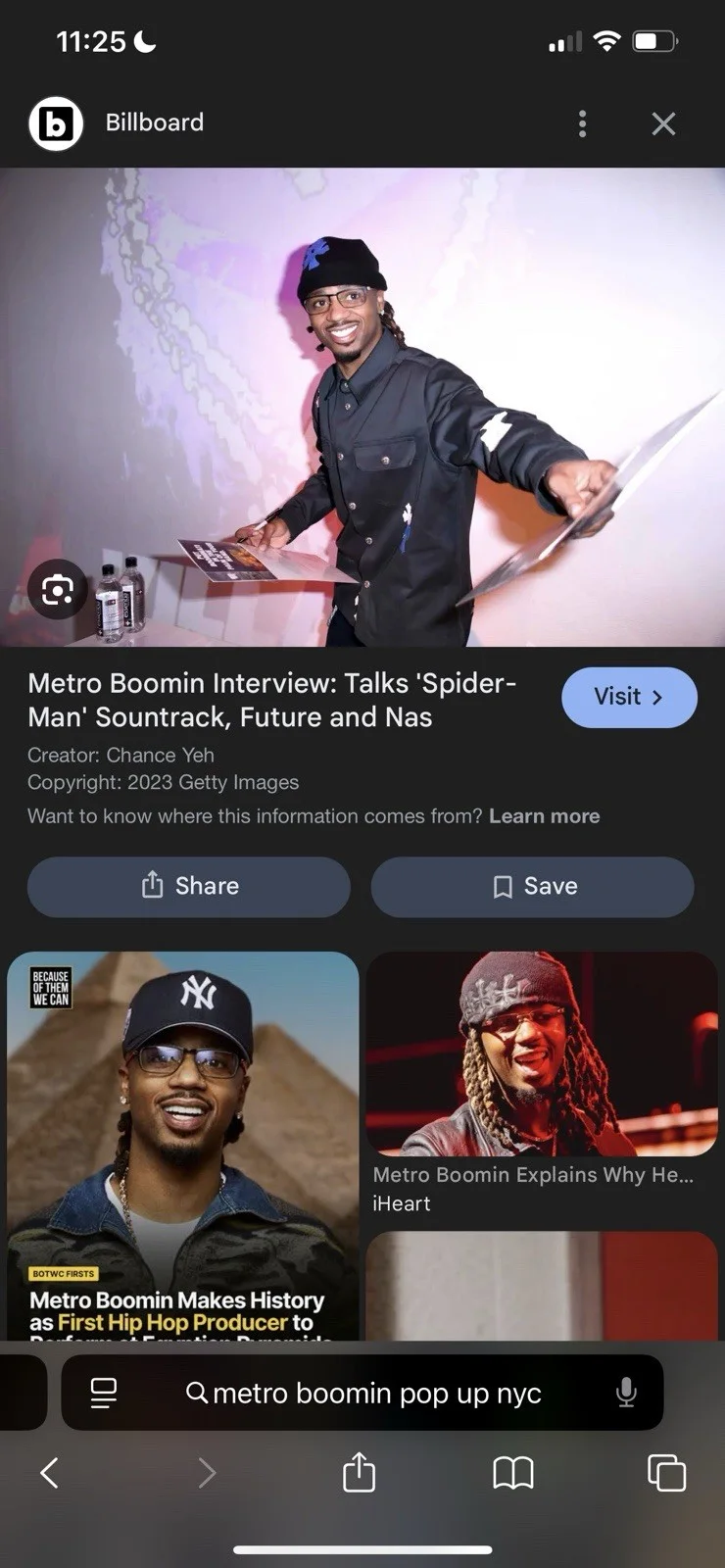 PRODUCER METRO BOOMIN SIGNED COMIC BOOK PROMOTION, image 5