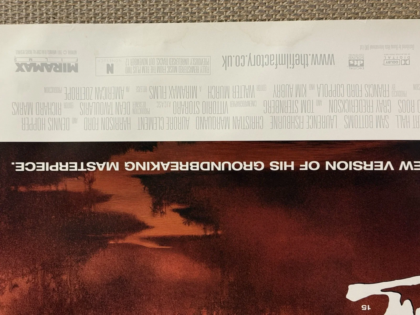 Apocalypse Now Redux Original UK Cinema Quad Two Sheet Poster 2001, image 4