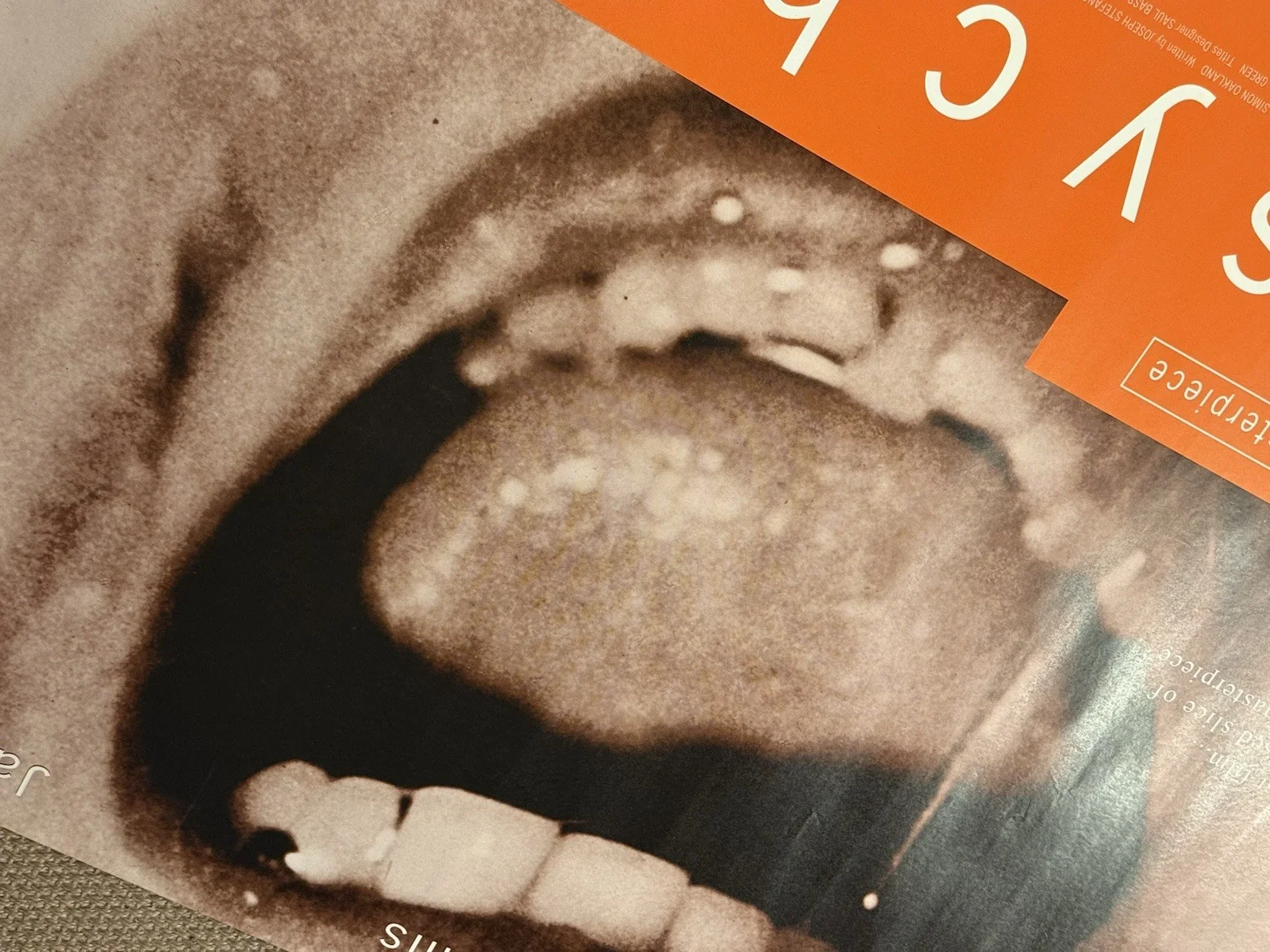 Psycho Film UK Cinema Poster Original Artificial Eye Re-Release Alfred Hitchcock, изображение 3