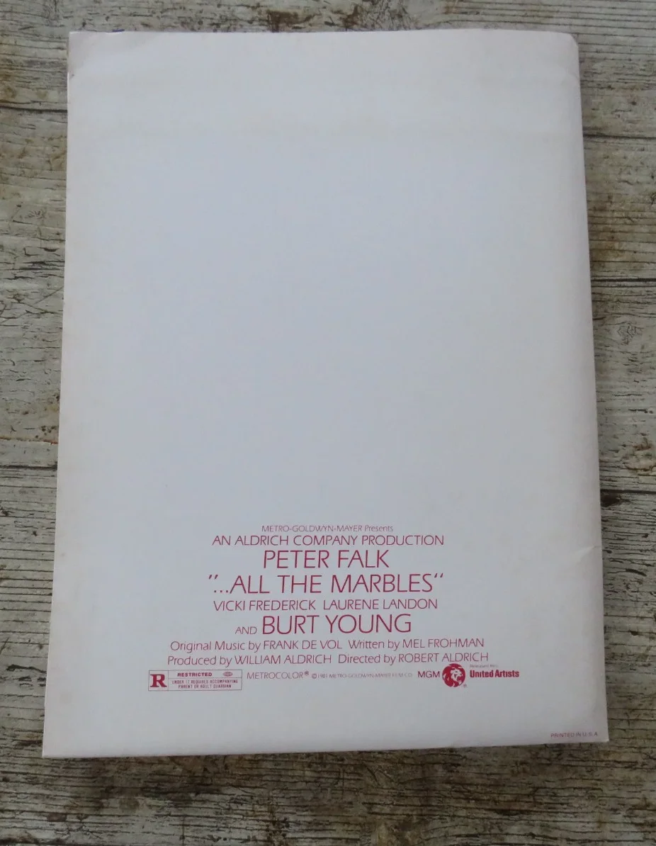 ALL THE MARBLES ORIGINAL 1981 CINEMA FILM MOVIE PRESS KIT Peter Falk 10 PHOTOS, изображение 5