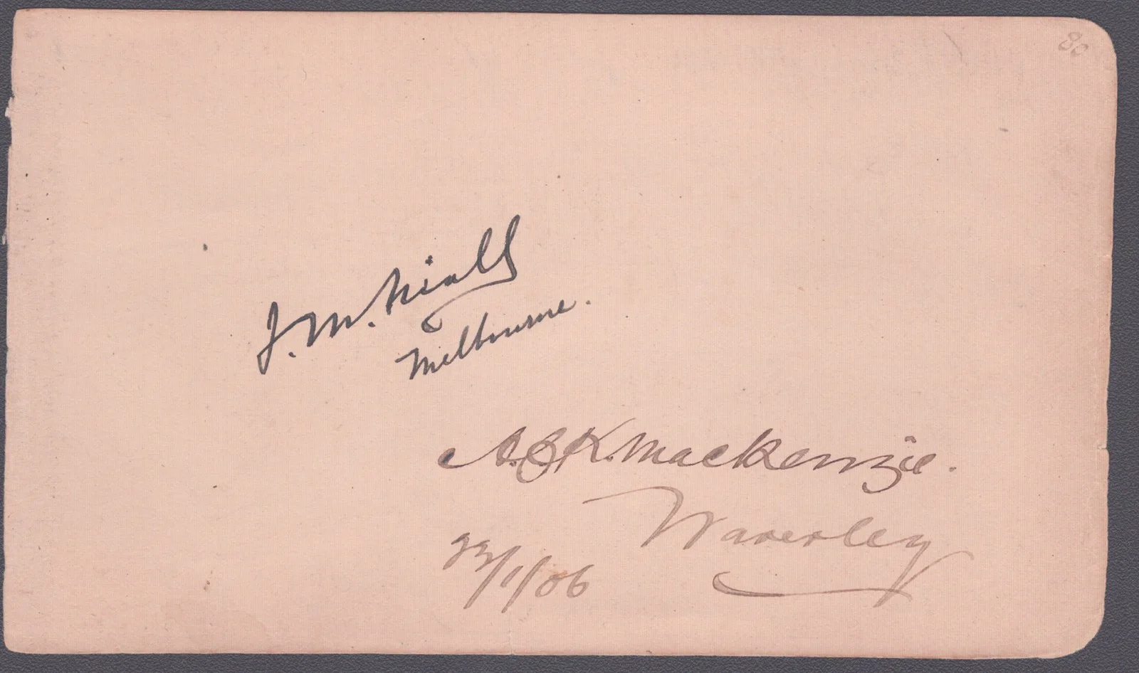 Theo Ysaye, Estelle Mabel-ward, Alexander C. Mackenzie — THEO (THEOPHILE) YSAYE - SELF-CARICATURE SIGNED WITH CO-SIGNERS, image 2