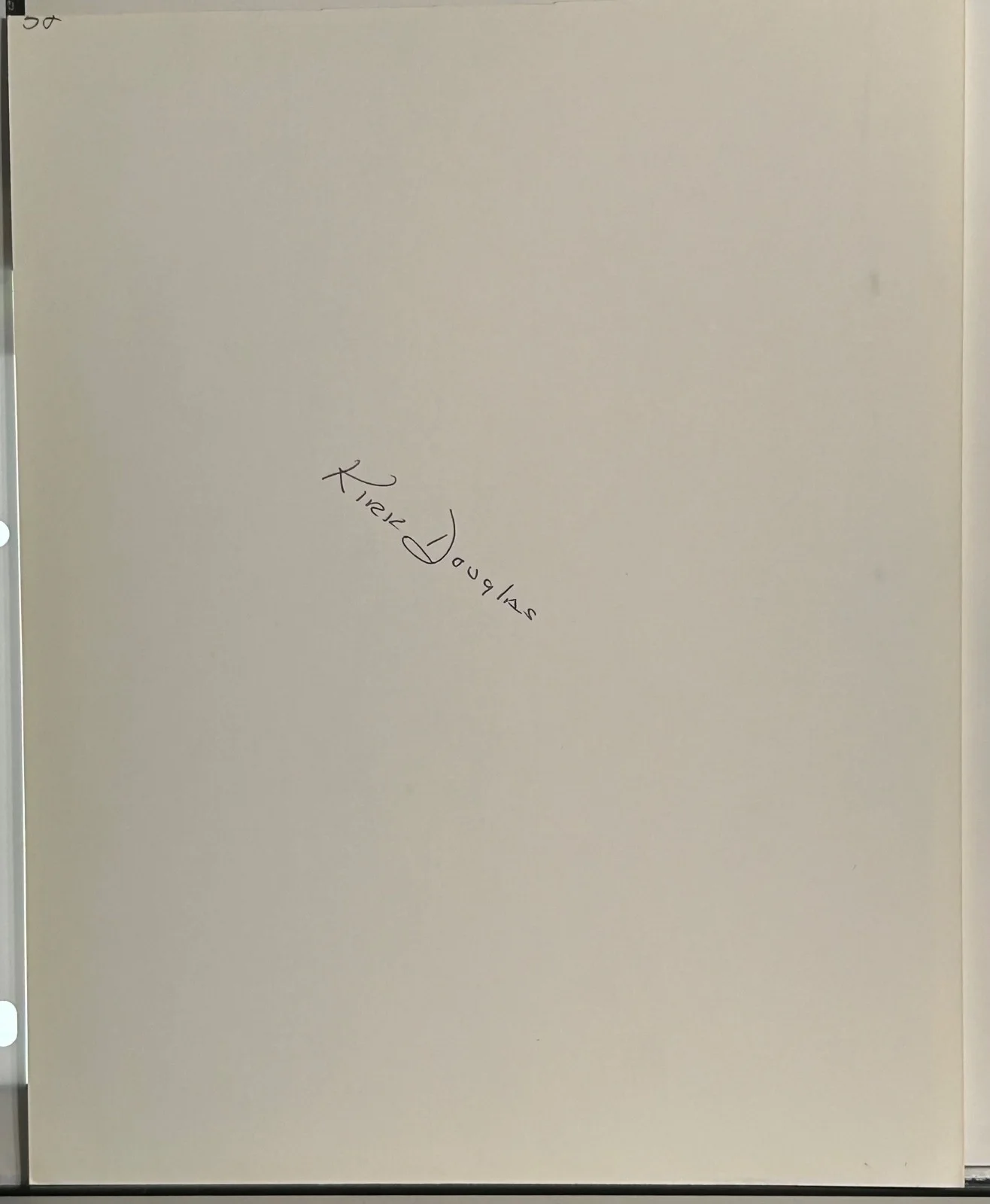 KIRK DOUGLAS —SIGNED PHOTO—KUBRICK Spartacus•WILDER Ace in Hole•Lancaster, image 2