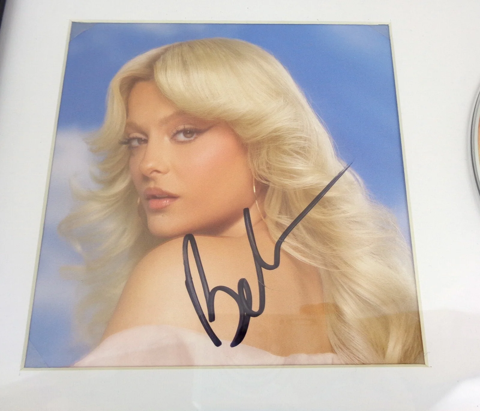 Bebe Rexha — Bebe Rexha Signed Autograph Bebe CD Framed PSA/DNA COA, image 2