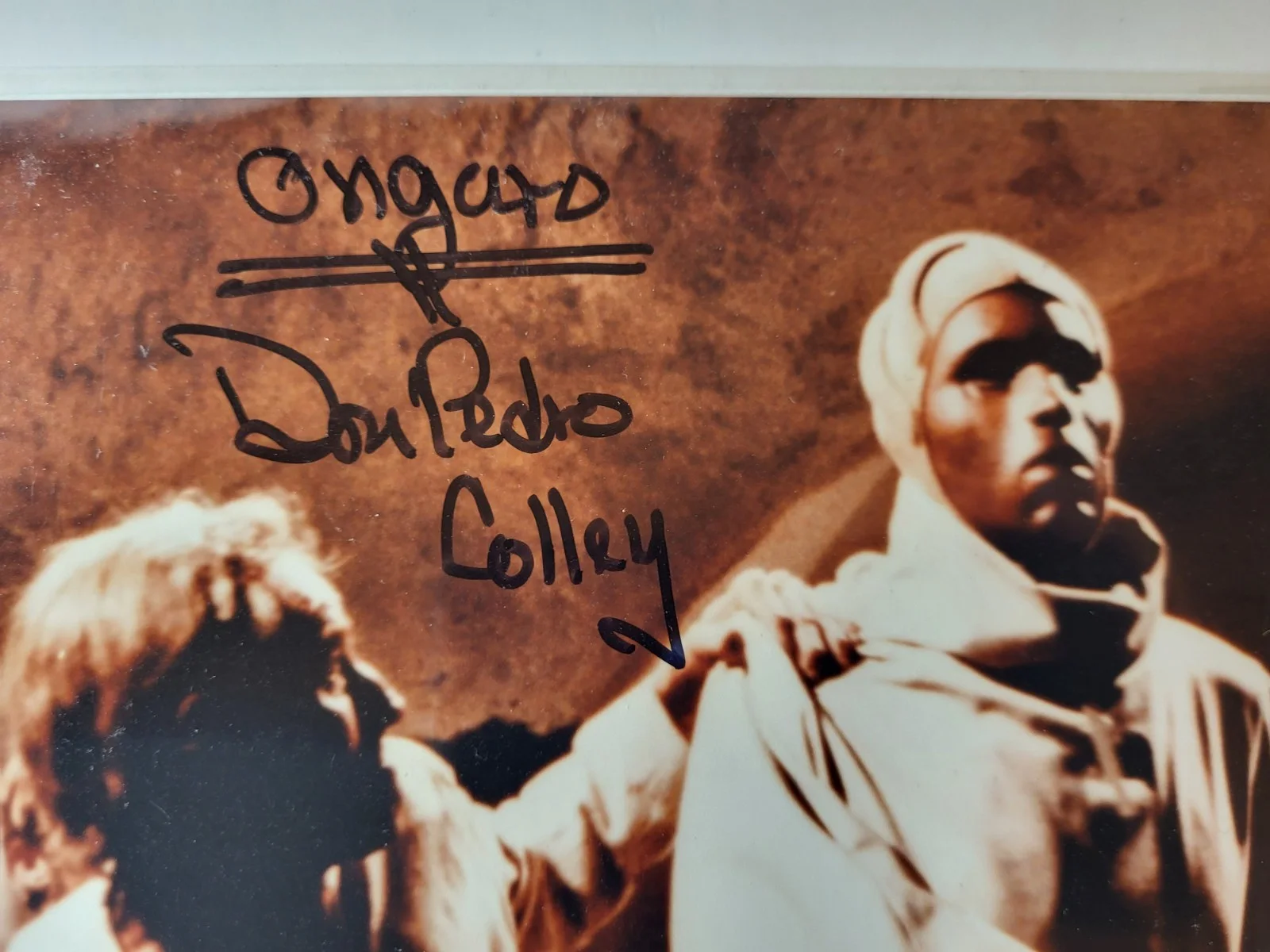 Don Pedro Colley — DON PEDRO COLLEY Autograph 8x10 Planet of the Apes Fight Scene Charleston Heston, изображение 2