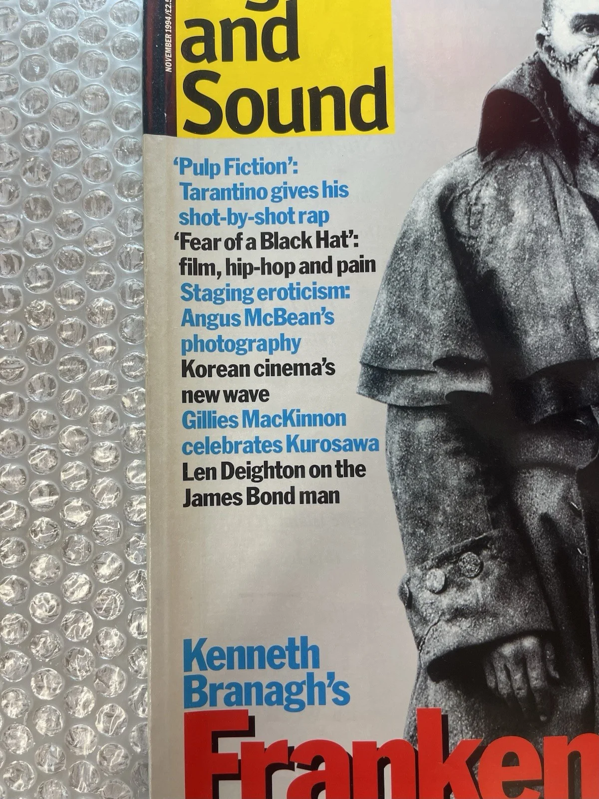Sight And Sound Film Magazine November 1994 Pulp Fiction, image 3