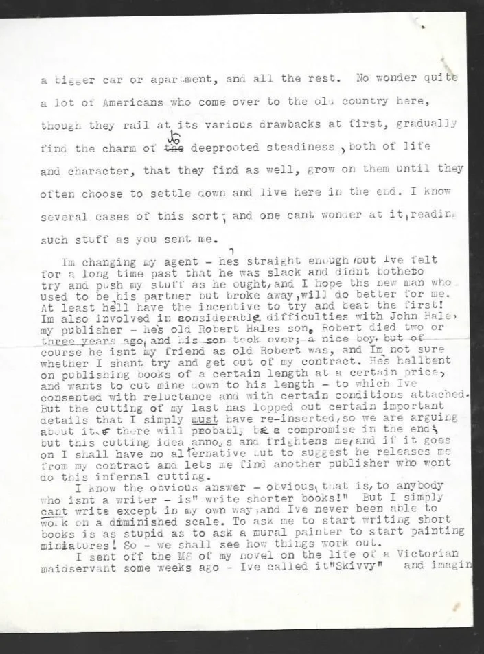 Hand Signed 4 page letter from Marjorie Lawrence Australian soprano, image 2