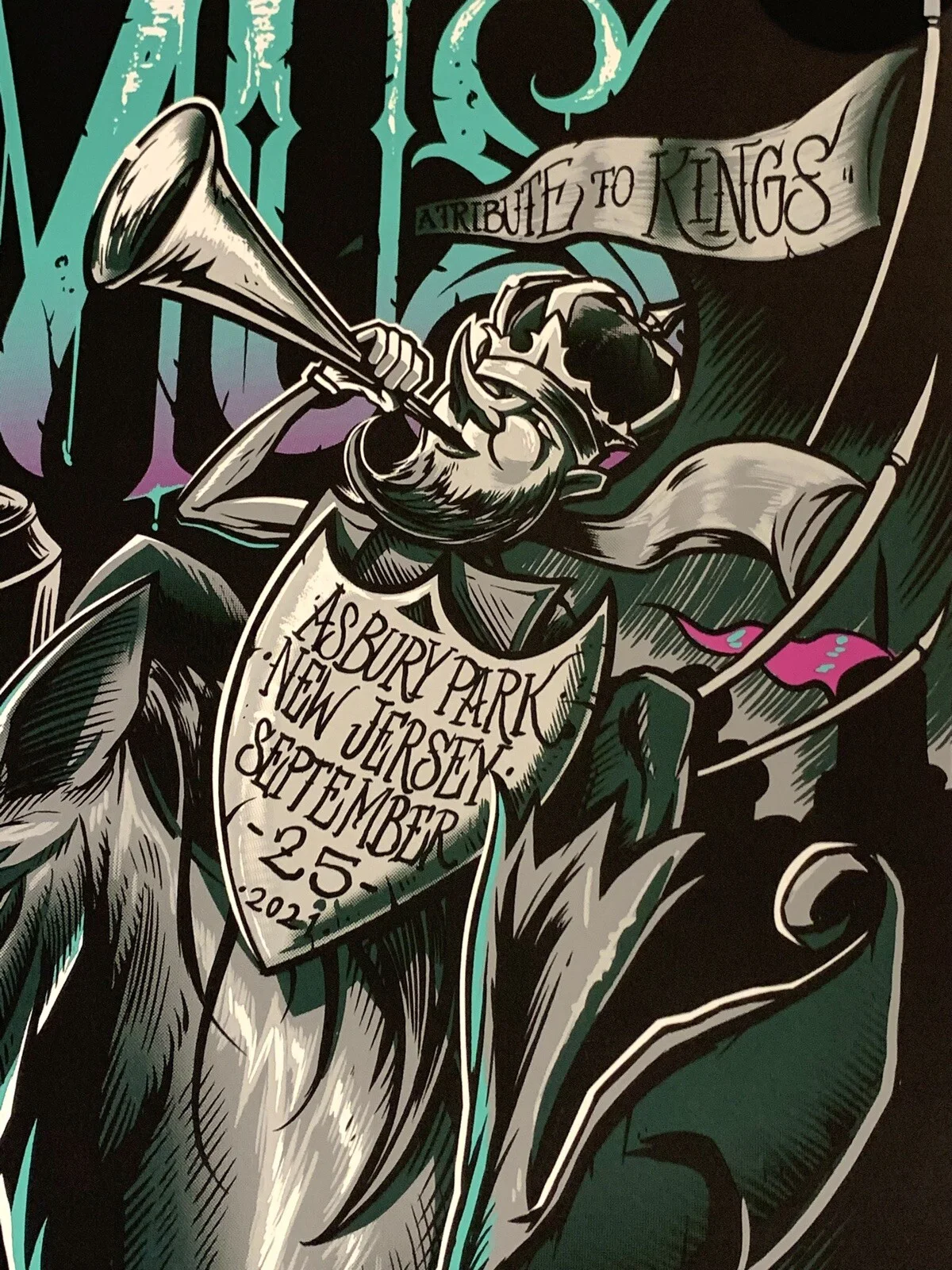 Primus signed Poster Asbury Park 2021 Stone Pony group autographed, изображение 5