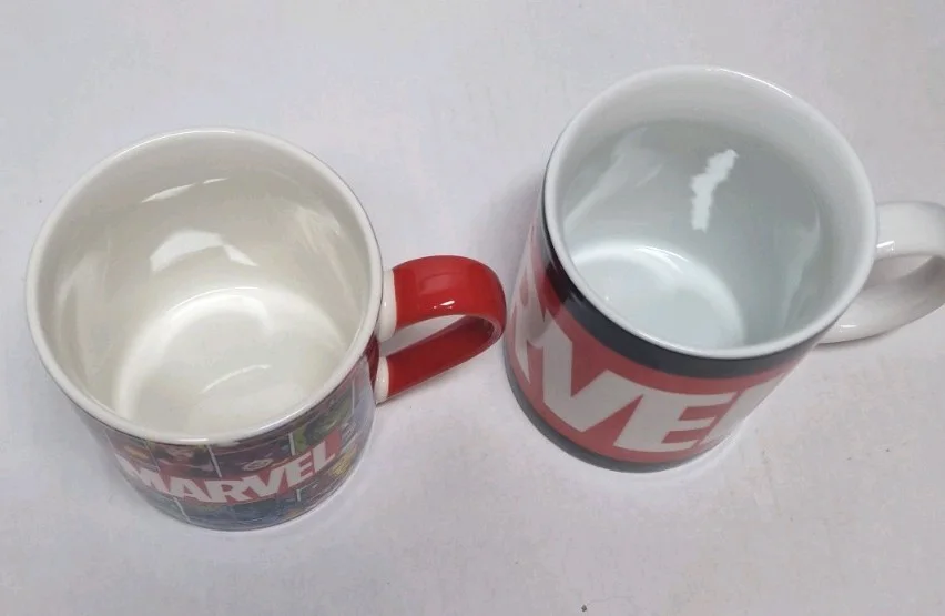 2 x Marvel Cups Mugs Avengers Hulk Captain America Iron Man Official Merchandise, изображение 3