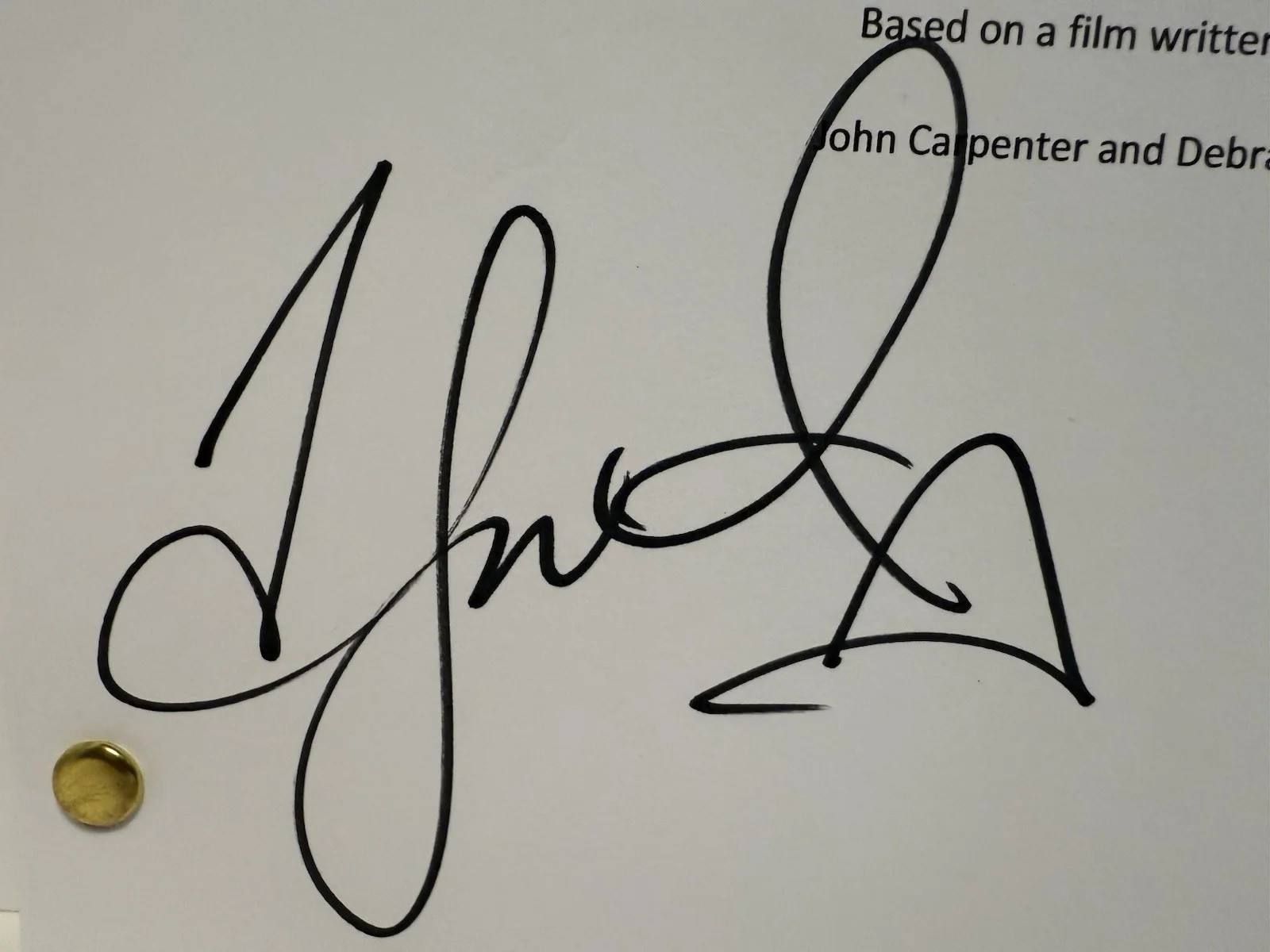 Scout Taylor Compton — Scout Taylor Compton signed Rob Zombie “Halloween” movie script. Beckett COA, image 3