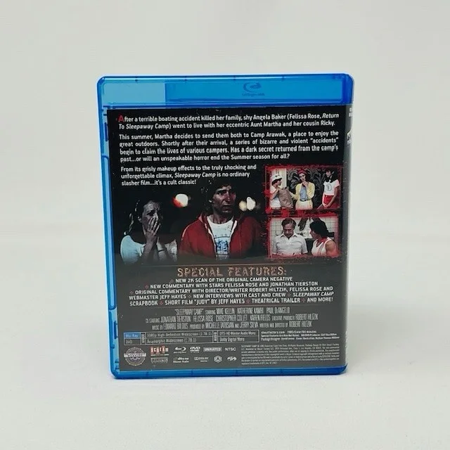 Felissa Rose Autographed Sleepaway Camp DVD Cover Blu-Ray Combo Pack SWAU, изображение 4