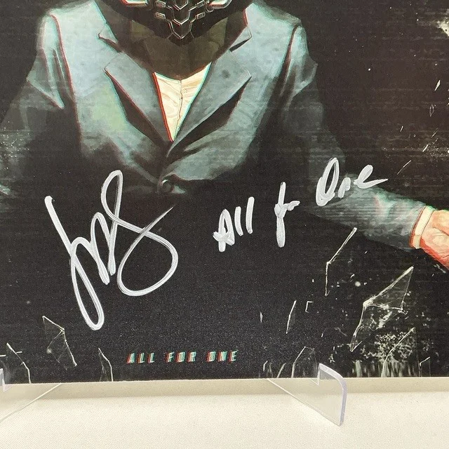 John Swasey — John Swasey Autographed My Hero Academia All For One 11X14 Photo OC Marketing, изображение 2