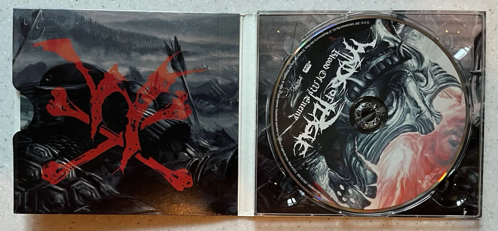 Winds Of Plague Blood Of My Enemy Full Band Signed Autographed Digipack CD 2017, изображение 2
