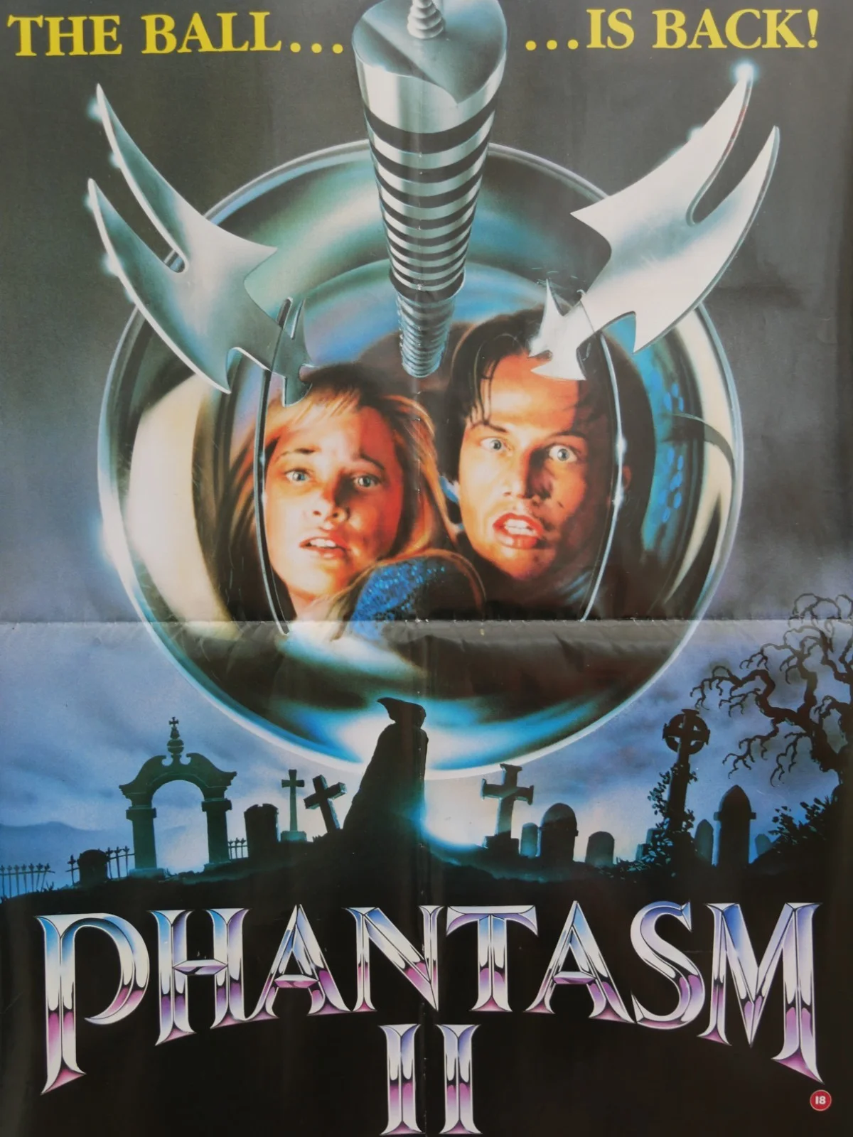 phantasm 2 uk video shop film poster (1988) don coscarelli - james le gros, изображение 4
