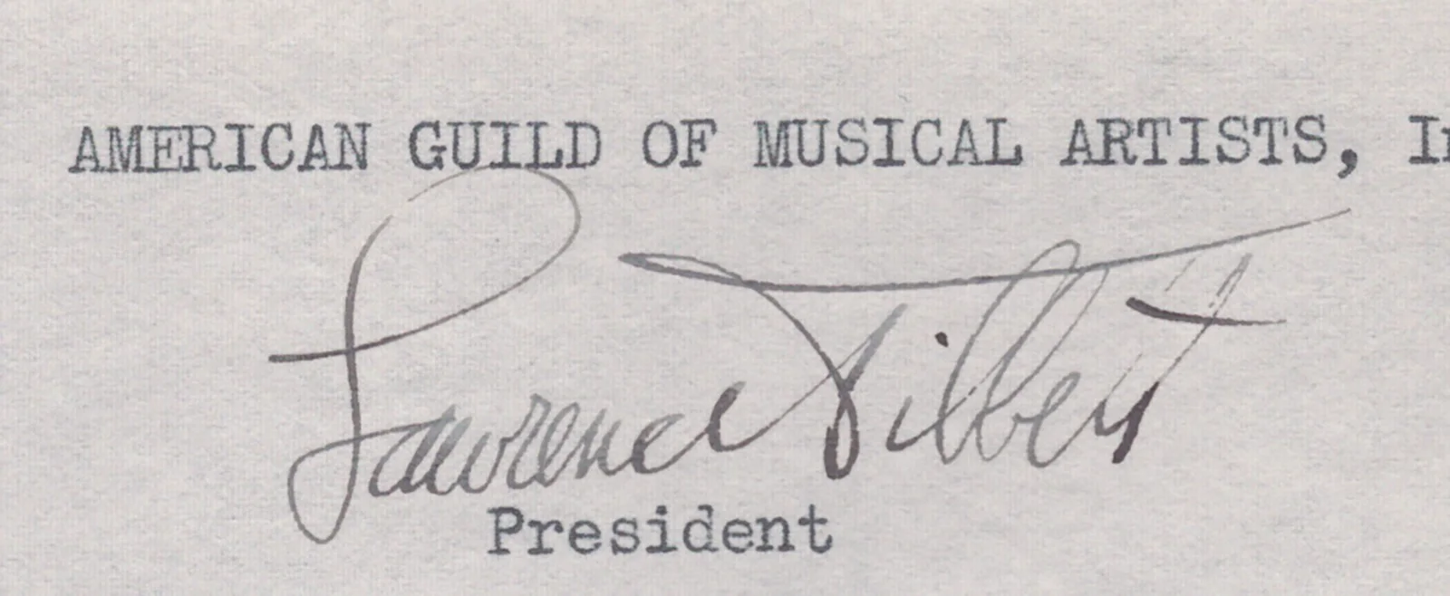 Lawrence Tibbett — LAWRENCE M. TIBBETT - TYPED LETTER SIGNED 02/27/1937, изображение 2