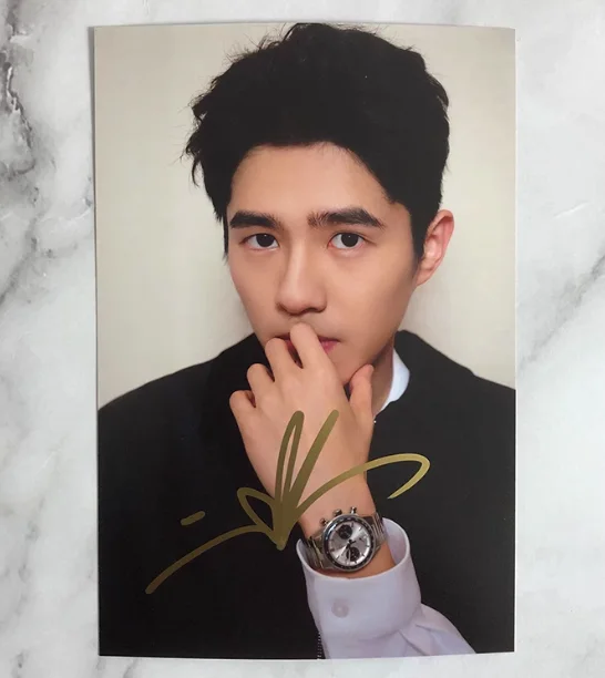 Liu Haoran 刘昊然 6inch Signature Photo, изображение 2