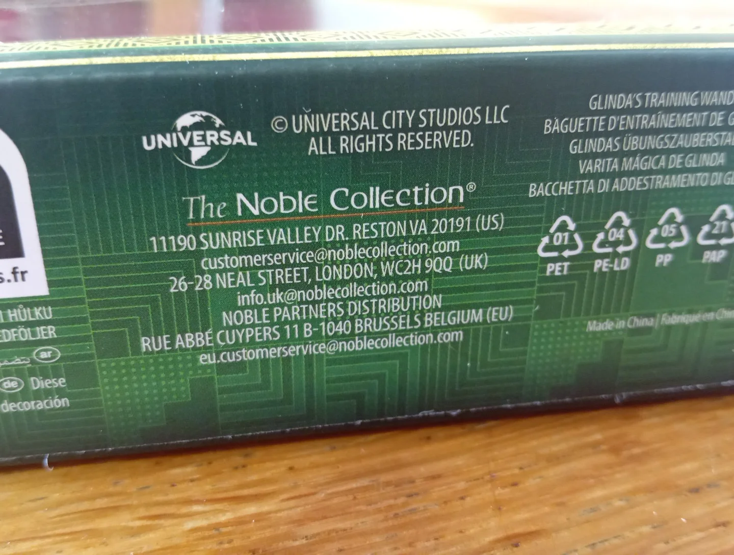 Wicked Glinda Training Wand by Noble Collection in Silver NN3122 (O1), изображение 4