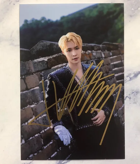 Zhang Yixing Handwritten Signature Photo 6-Inch Concert Surroundings, изображение 4