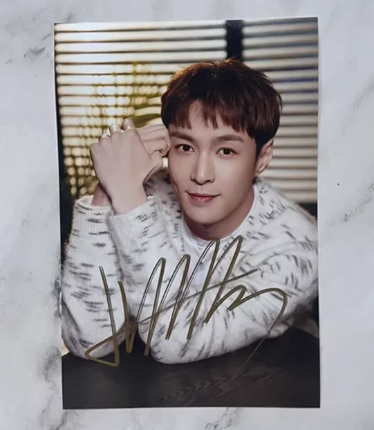 Zhang Yixing Handwritten Signature Photo 6-Inch Concert Surroundings, изображение 5