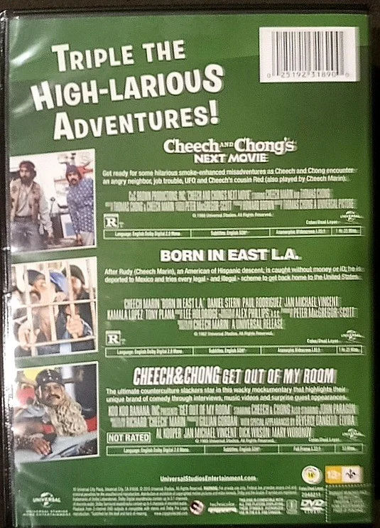 Cheech Marin — Cheech & Chong signed 3 movie dvd 420 last tour, изображение 3