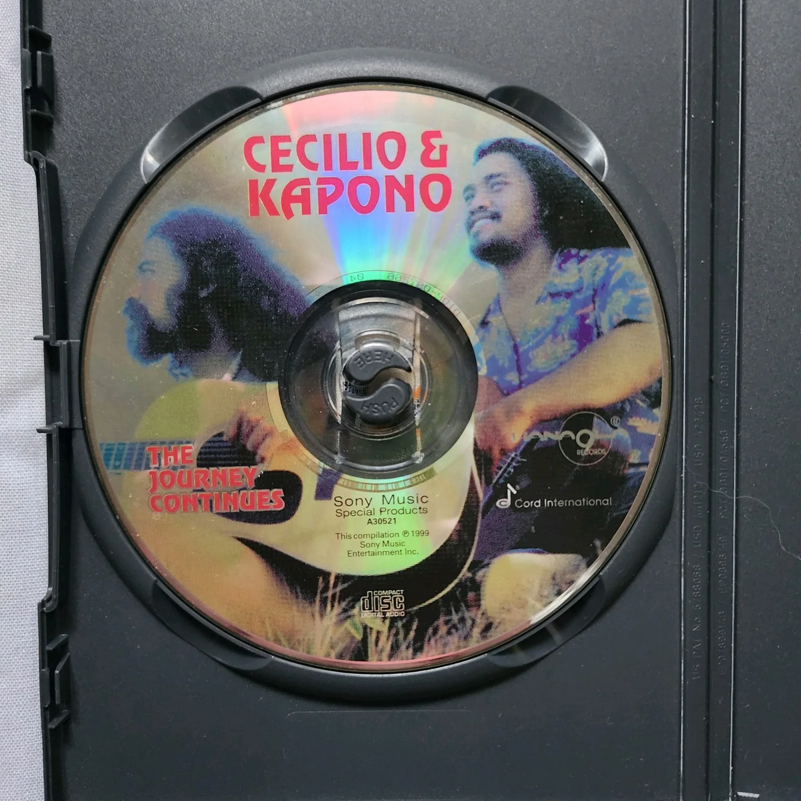 Autographed Cecilio & Kapono CD "The Journey Continues " WEIRD, изображение 3