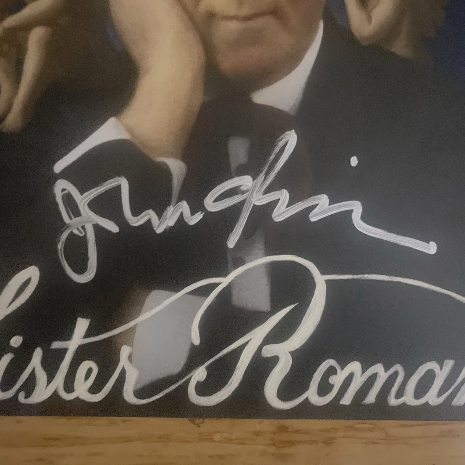 JOHN C. REILLY SIGNED MISTER ROMANTIC BLUE VINYL LP SIGNED IN SILVER, image 2
