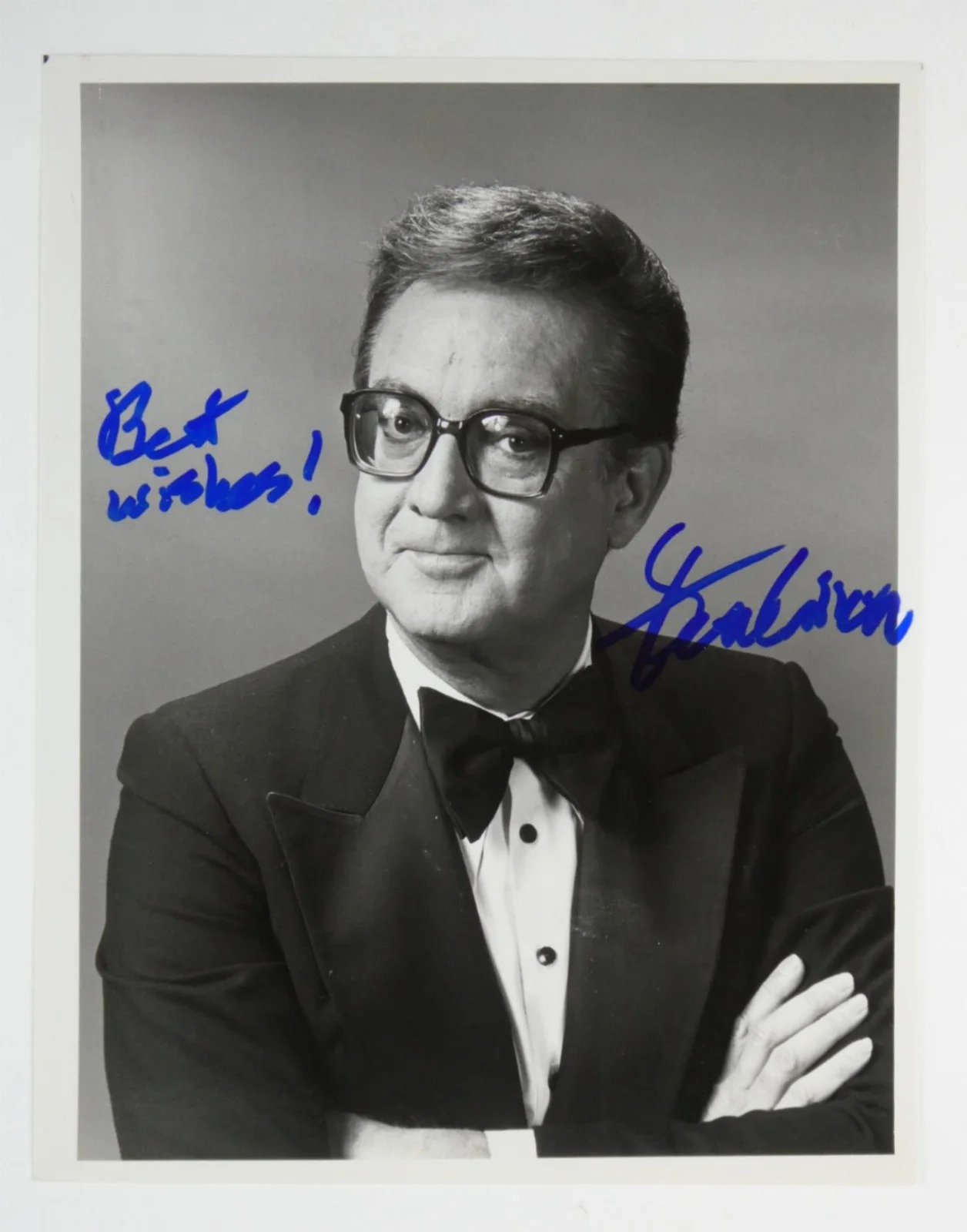 Tate Donovan — Steve Allen Signed B&W 7x9 Promo Photo The Tonight Show Autographed