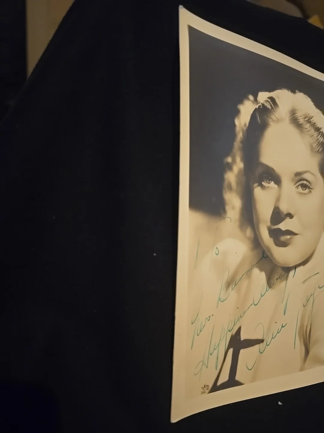 Alice Faye — ALICE FAYE - INSCRIBED PHOTOGRAPH SIGNED, image 3