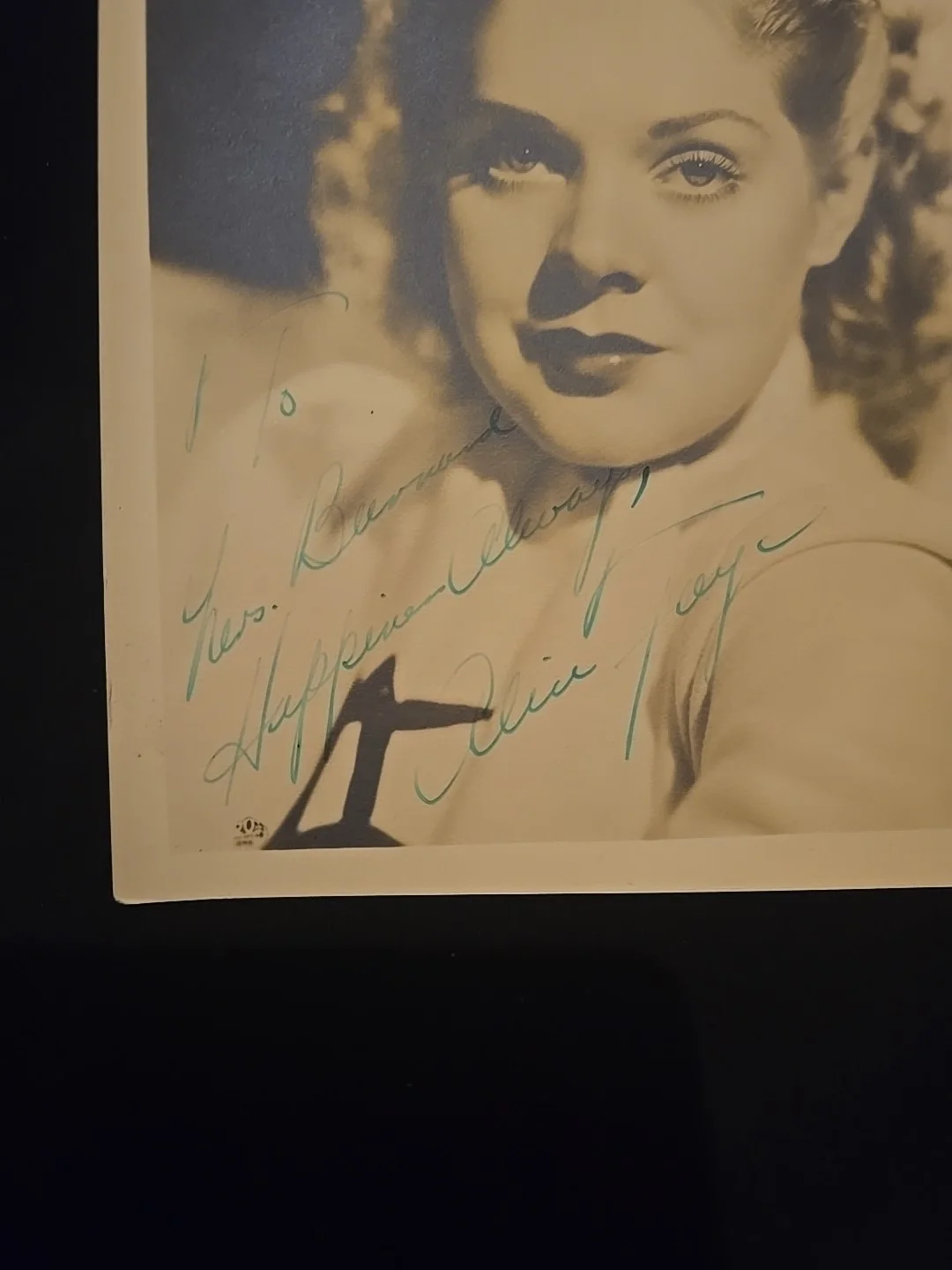Alice Faye — ALICE FAYE - INSCRIBED PHOTOGRAPH SIGNED, image 5