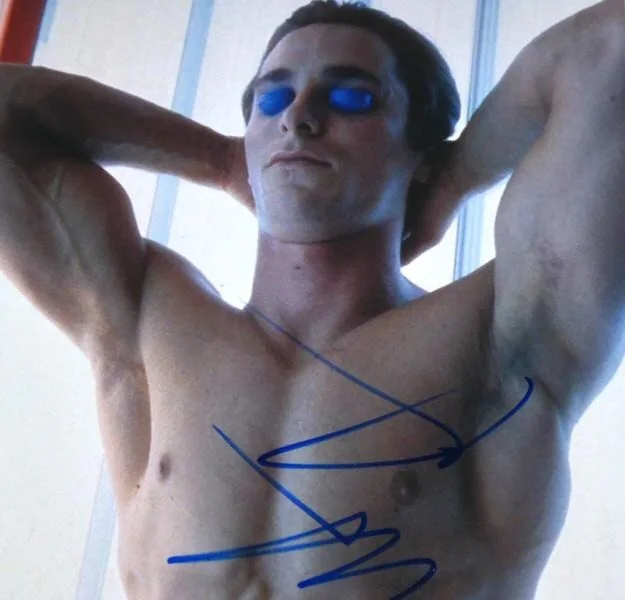 Christian Bale — CHRISTIAN BALE SIGNED AUTOGRAPHED PATRICK BATEMAN "AMERICAN PSYCHO" 8 x 10 JSA, image 4