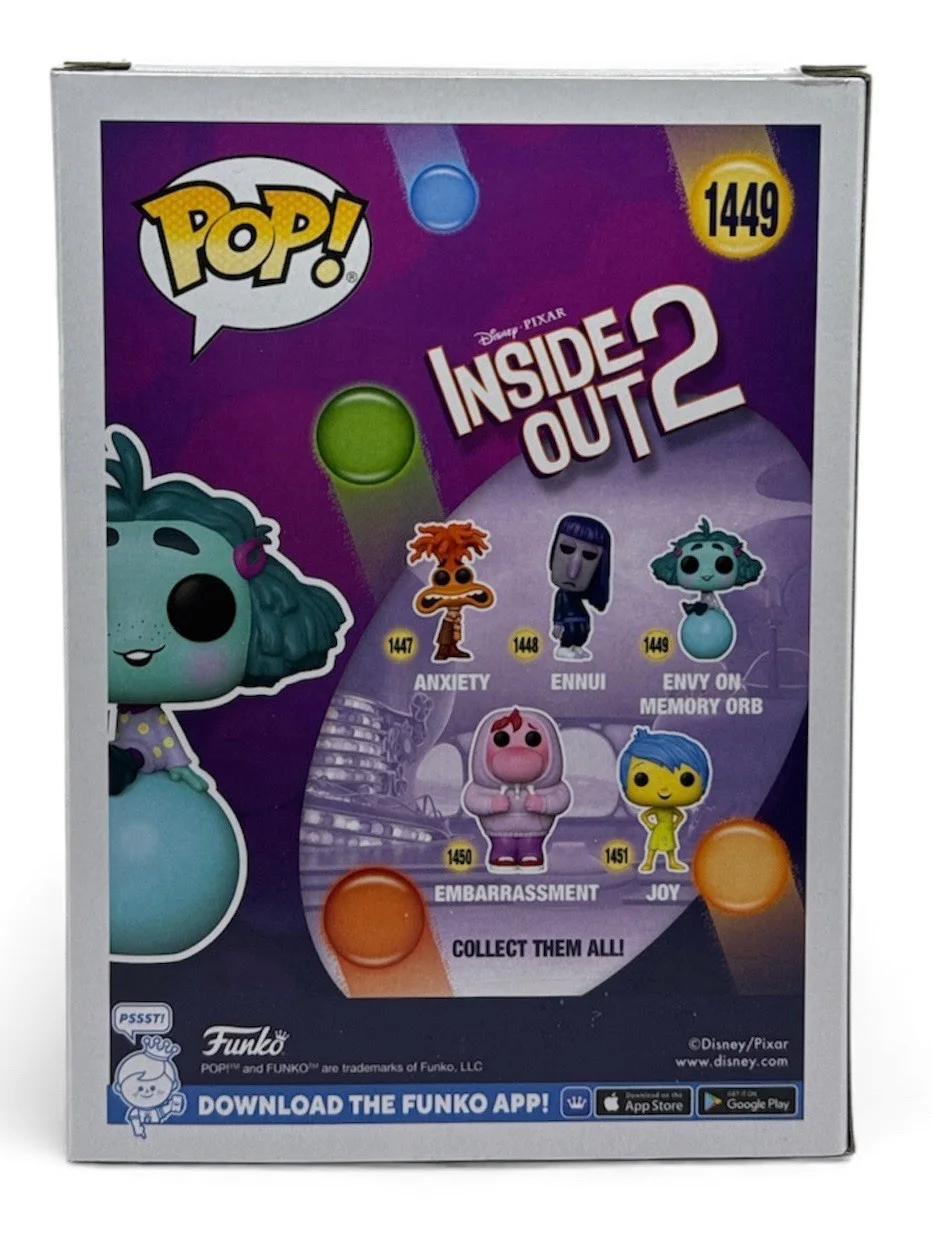 Ayo Edebiri — Ayo Edebiri Signed Inside Out 2 Envy on Memory Orb Funko Pop with Beckett COA, image 2