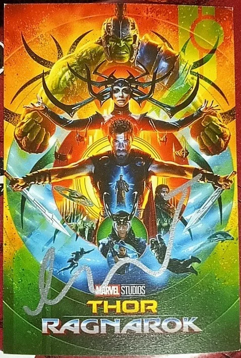 Cate Blanchett — Cate Blanchett signed promo postcard Marvel Thor, image 2