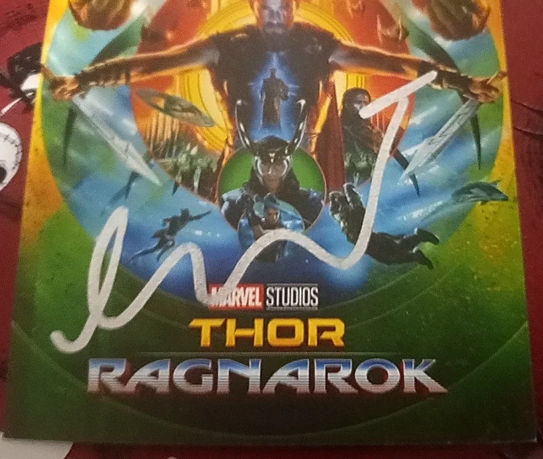 Cate Blanchett — Cate Blanchett signed promo postcard Marvel Thor, image 3