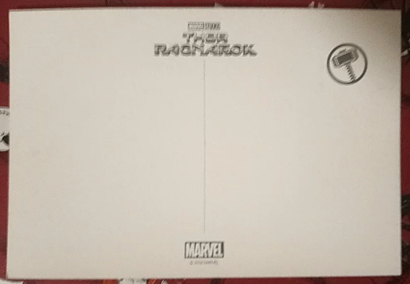 Cate Blanchett — Cate Blanchett signed promo postcard Marvel Thor, image 4