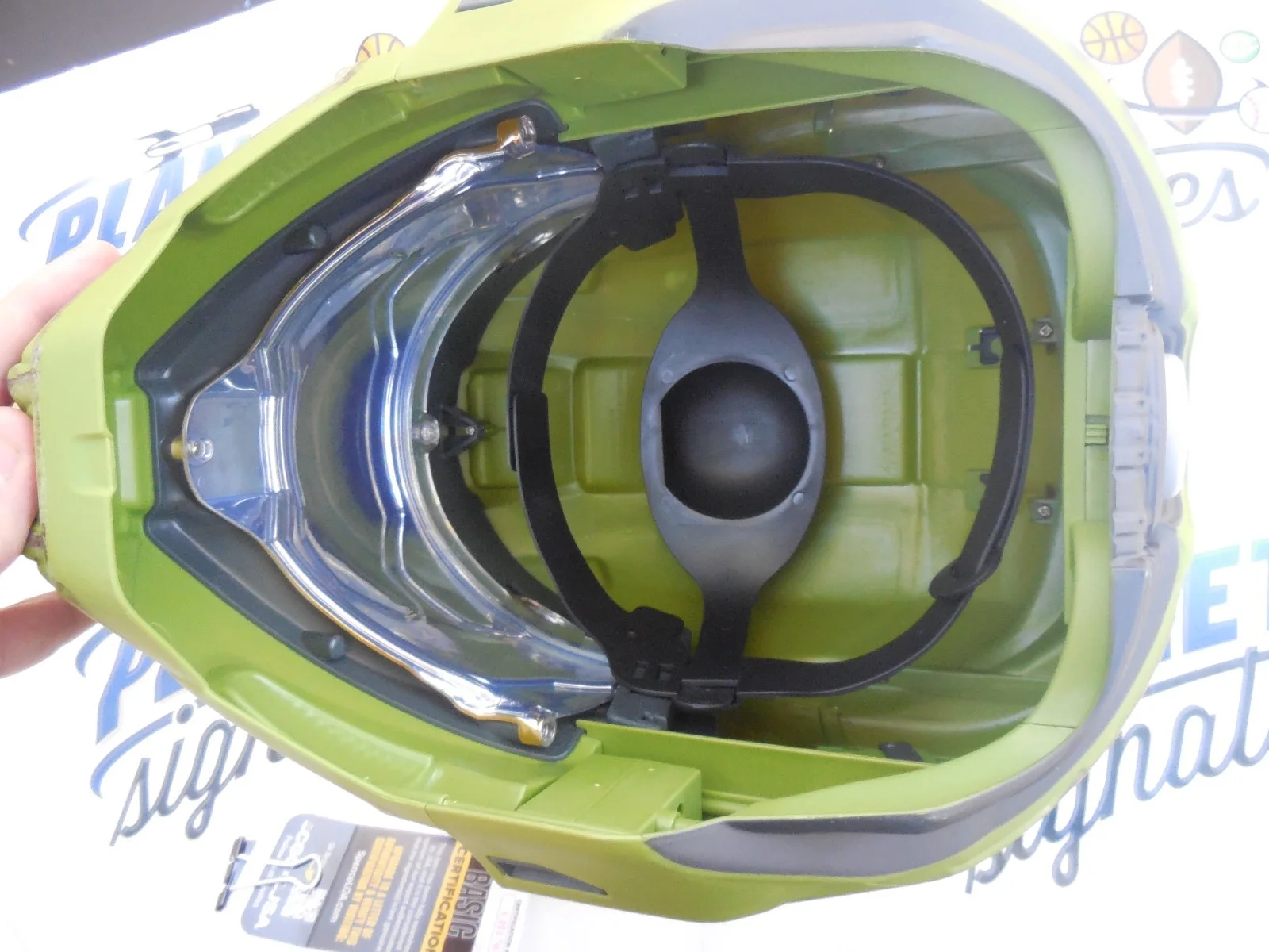 Steve Downes Jen Taylor Cortana signed Halo Master Chief helmet w quotes JSA COA, изображение 4
