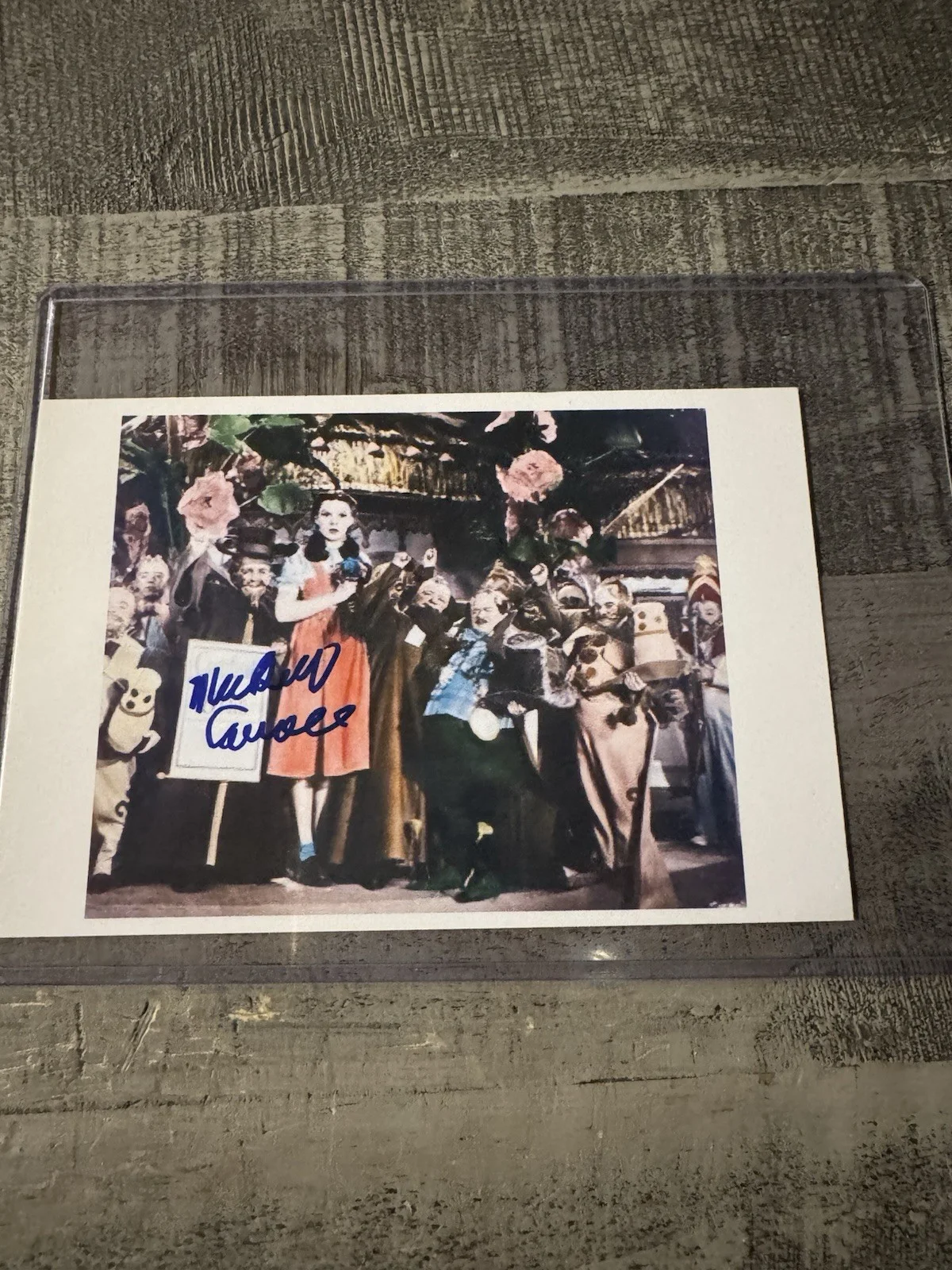 Mickey Carroll — Mickey Carroll Signed Wizard of Oz Photo Autograph Munchkinland Rare COA 3x5
