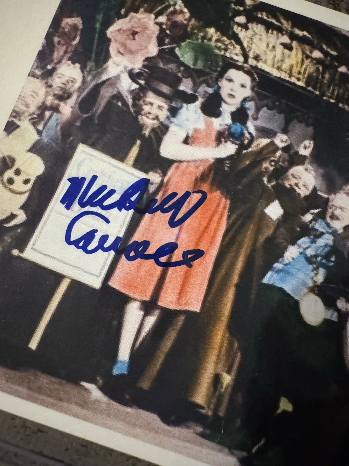 Mickey Carroll — Mickey Carroll Signed Wizard of Oz Photo Autograph Munchkinland Rare COA 3x5, изображение 2