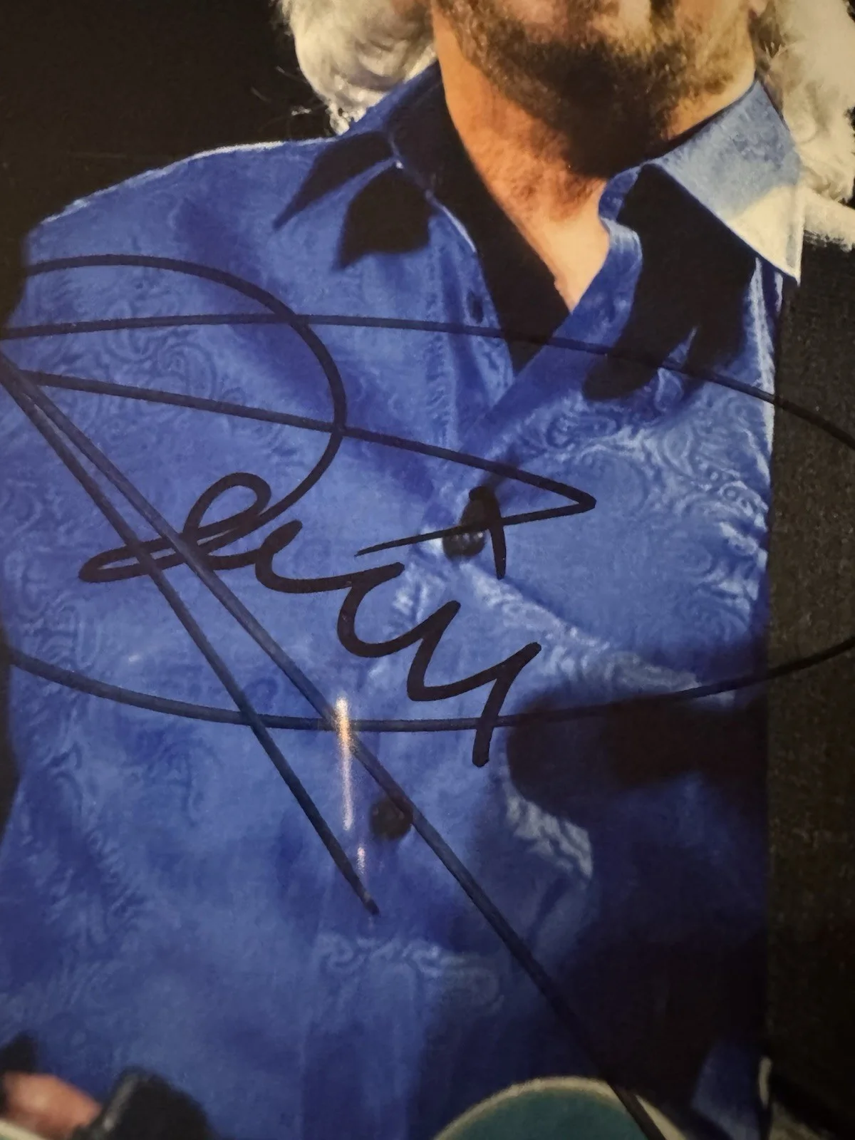 Barry Gibb hand signed autographed 8x10 photo COA The Bee Gees star Rock and, изображение 2