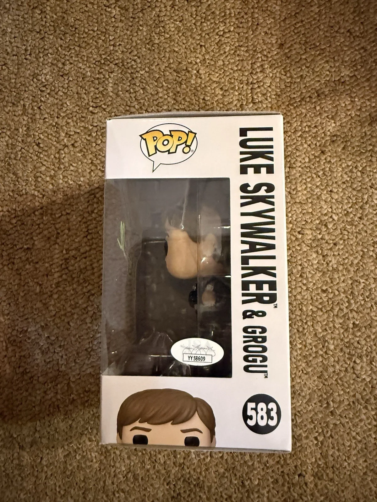 Mark Hamil Signed JSA Funko Pop!Star Wars 583 Luke Skywalker, image 5