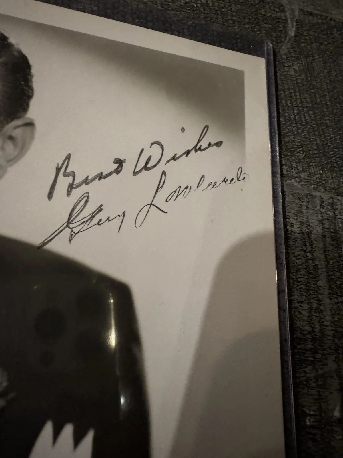 GUY LOMBARDO Signed 8x10 photo COA Musician Black and white photo, изображение 2