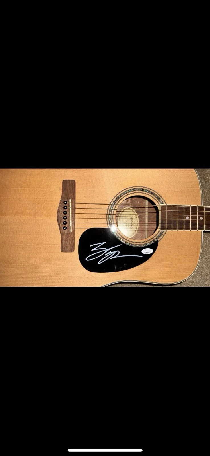 Zach Top — Zach Top Signed Autograph Fender Acoustic Guitar - Country Music Star w/ JSA COA, изображение 2