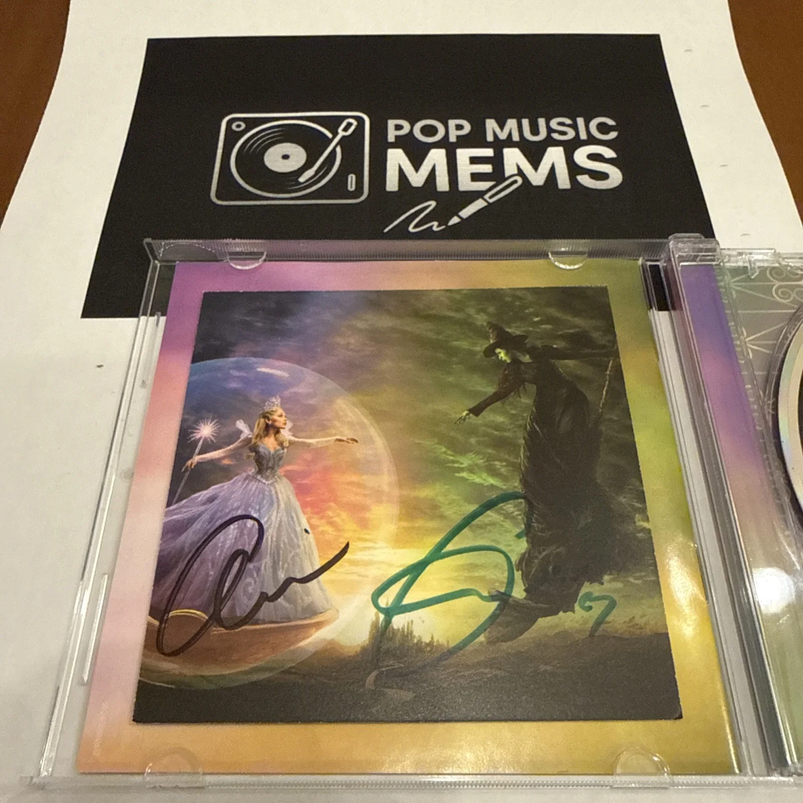 Signed Wicked For Good Soundtrack CD - Ariana Grande & Cynthia Erivo, изображение 2