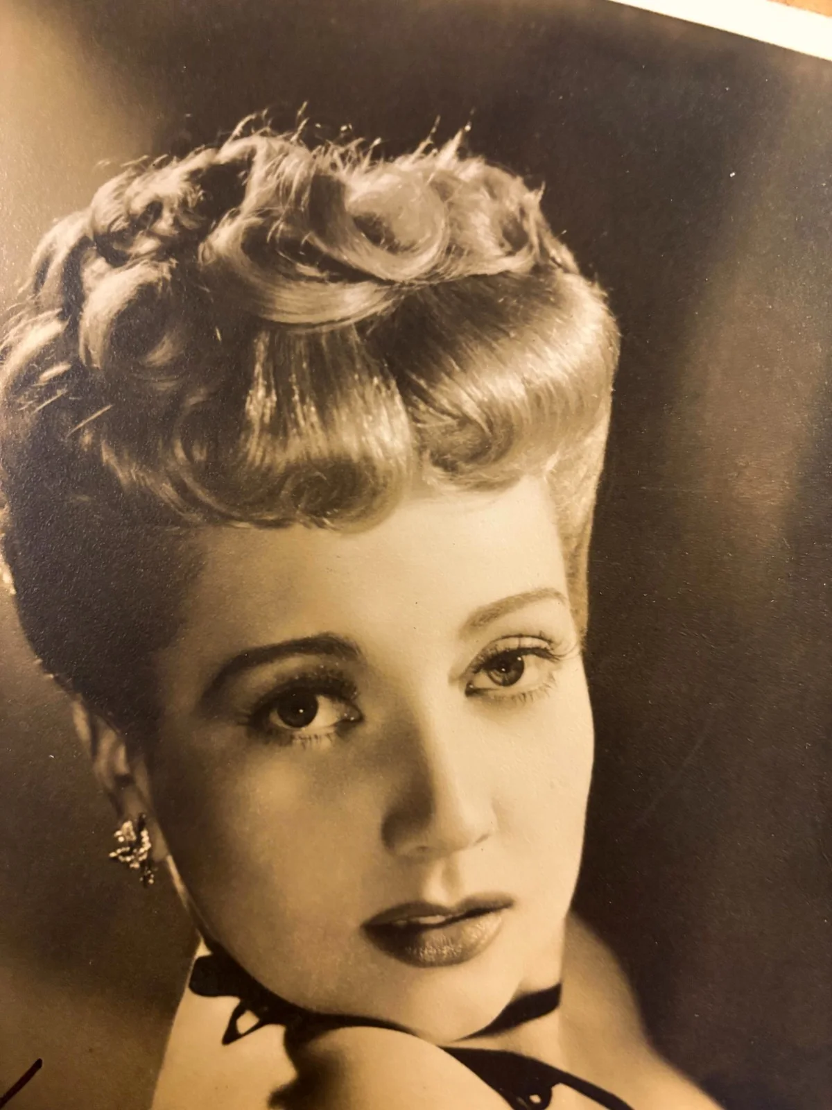 Ann Sothern Rare Gorgeous Early Autographed 8/10 Photo 40s Maisie, изображение 4