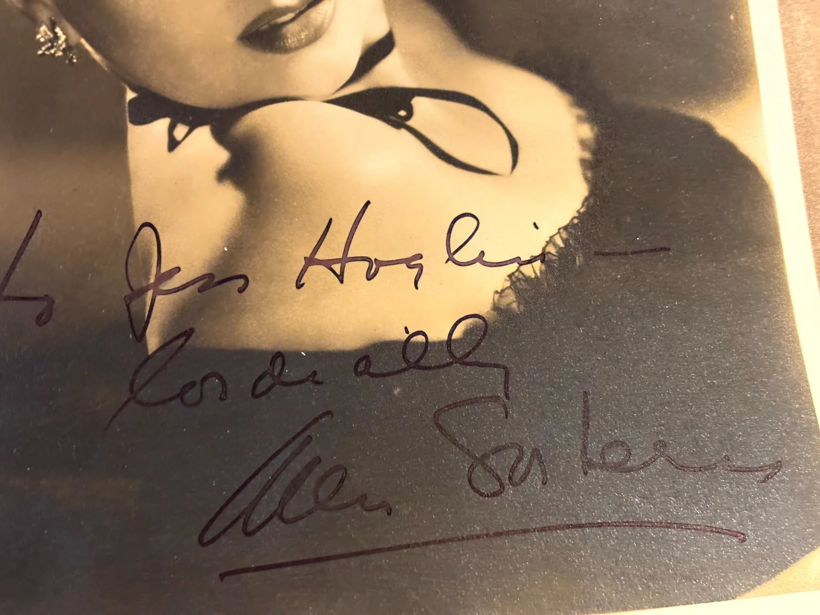 Ann Sothern Rare Gorgeous Early Autographed 8/10 Photo 40s Maisie, изображение 5