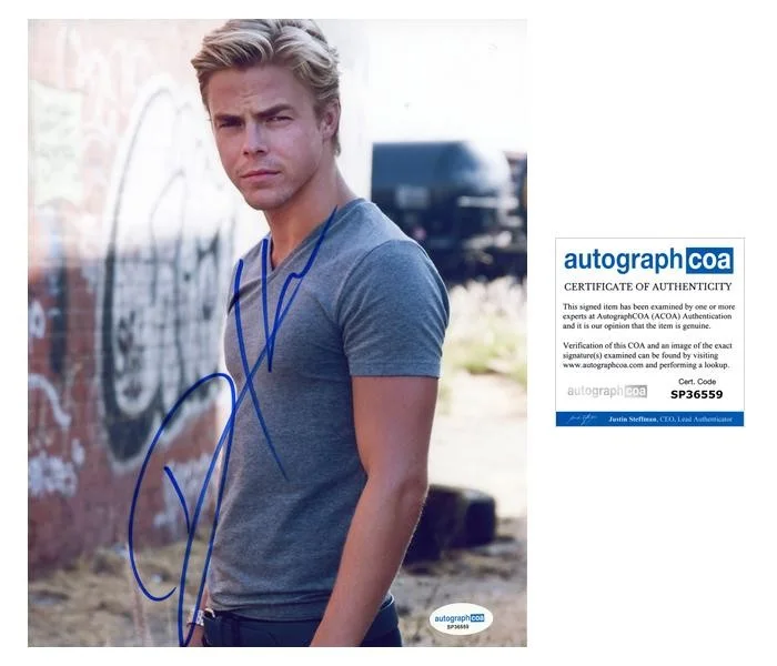 Derek Hough — Derek Hough "Dancing with the Stars" AUTOGRAPH Signed 8x10 Photo C ACOA