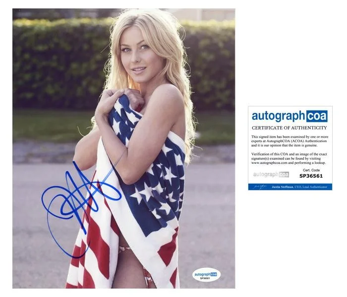 Julianne Hough — Julianne Hough "Dancing with the Stars" AUTOGRAPH Signed 8x10 Photo ACOA
