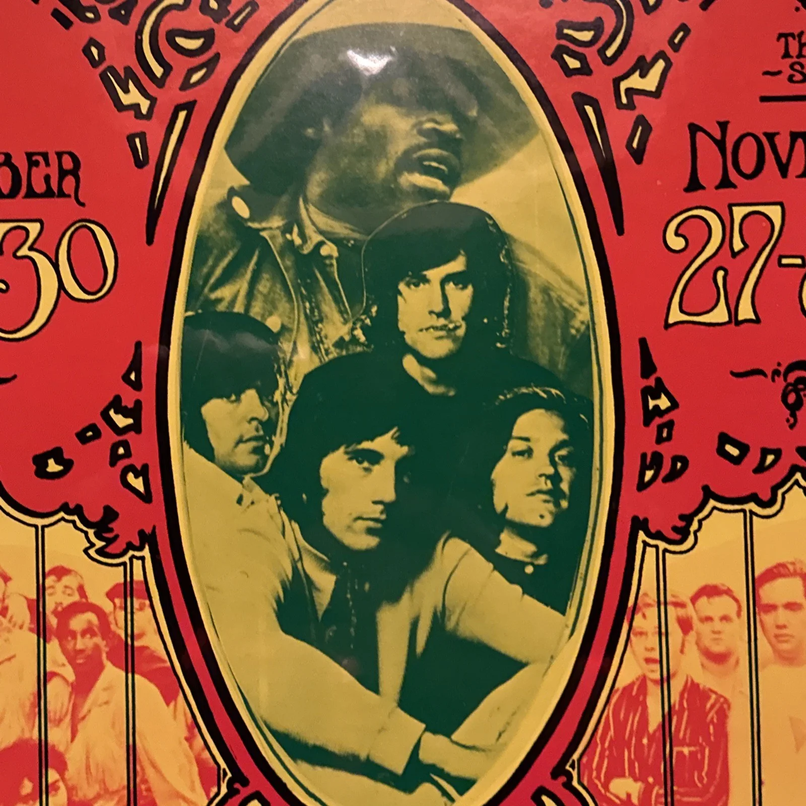The Kinks Taj Mahal Sha Na Na Fillmore West Original 1969 1st Print Mint, image 4